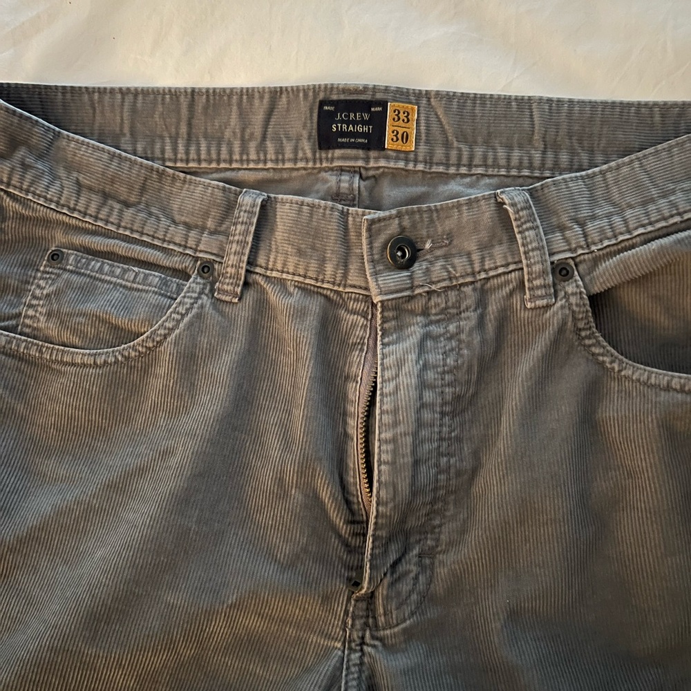 JCrew Straight Corduroy Pants